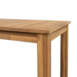 Christopher Knight Home Perla Outdoor Acacia Wood Rectangular Bar Table With Slatted Top -VIDAXL Sale Store GUEST 71c7c07b 708a 4b10 8534 e61b5d363e5e