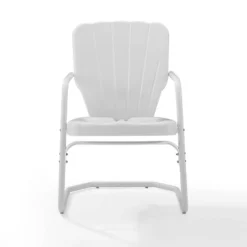 Ridgeland 2pk Outdoor Chairs - White - Crosley -VIDAXL Sale Store GUEST 729c0346 adec 4bc7 8a9e 242274adca24