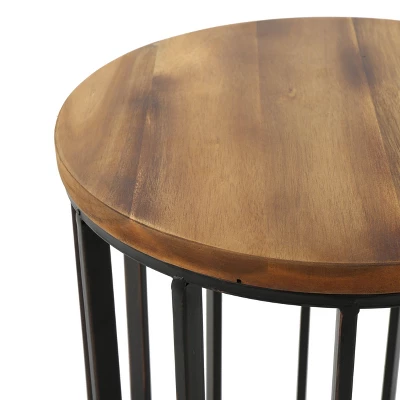 NicBex Modern Outdoor End Table Outdoor Side Table, Outdoor Coffee Table Patio Table Small Table Outdoor Table For Backyard, Balcony, Porch 1 NicBex Modern Outdoor End Table Outdoor Side Table, Outdoor Coffee Table Patio Table Small Table Outdoor Table For Backyard, Balcony, Porch