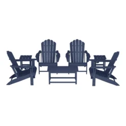 WestinTrends Highland 7-Piece HDPE Outdoor Patio Furniture Adirondack Conversation Set -VIDAXL Sale Store GUEST 748aea3e 01d8 445e bdac c3aaa85d340f