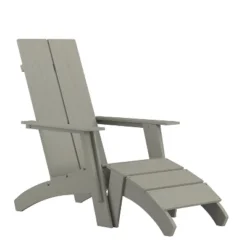 Emma And Oliver Indoor/Outdoor Modern 2-Slat Adirondack Style Chair And Footrest 24 Emma And Oliver Indoor/Outdoor Modern 2-Slat Adirondack Style Chair And Footrest -VIDAXL Sale Store GUEST 749c313f c2d9 4bda a02f d03216a6a17a