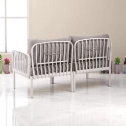 6-Piece Modular Outdoor Sofa Set With Cushions, Coffee Table & Removable Covers, Outdoor L-Shaped Sectional Sofa Set For Patio -VIDAXL Sale Store GUEST 74f15204 4b32 4335 9950 78004a00c123