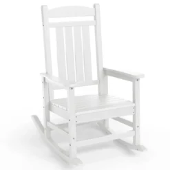 Hyleory HDPE Patio Rocking Adirondack Chair, Extra Wide Outdoor Chair For All Seasons -VIDAXL Sale Store GUEST 74f3e623 dfdb 433b a251 2cd96ff502fc