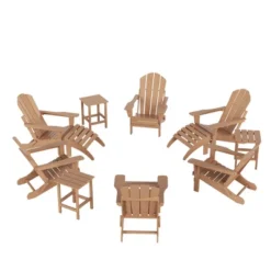 WestinTrends Malibu HDPE Outdoor Patio Folding Poly Adirondack Chair (12-Piece Set) -VIDAXL Sale Store GUEST 77ff1766 eb80 4d3e 8737 c843ed3dfaf6