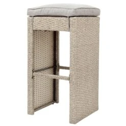 5-piece Patio Rattan Bar Dining Table Set With 4 Stools-ModernLuxe -VIDAXL Sale Store GUEST 79a90374 c88c 4b15 aed8 8a4482c91464