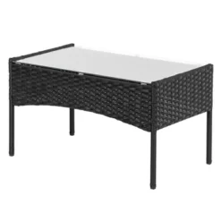 Karl Home 4-Piece Wicker Patio Conversation Set With White Cushions 12 Karl Home 4-Piece Wicker Patio Conversation Set With White Cushions -VIDAXL Sale Store GUEST 79e14a9c d670 4a40 9a27 553e390a5229