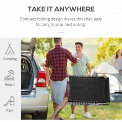 TIRAMISUBEST 6-Position Reclining Padded Chaise Lounge Chair With Headrest For Beach/Pool/Patio, Foldable Outdoor Tanning Chair, Black -VIDAXL Sale Store GUEST 7a5cb62c 7c81 44be ac4b de93250b82a5