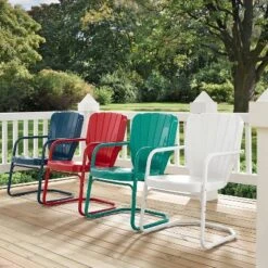 Ridgeland 2pk Outdoor Chairs - White - Crosley -VIDAXL Sale Store GUEST 7a6f7c79 e12f 43bf bb44 ac93aa5d911f