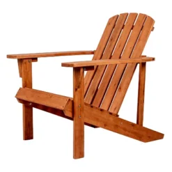 Westport Outdoor Patio Traditional Acacia Wood Adirondack Chair - JONATHAN Y -VIDAXL Sale Store GUEST 7b714697 a7be 4c72 8dfb df43985bb98c