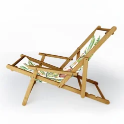 Cat Coquillette Happy Sloth Tropical Green Rainforest Sling Chair - Green - Deny Designs