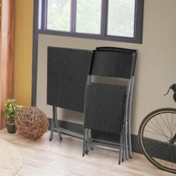 Costway 3PCS Patio Folding Rattan Bistro Set Chairs Backrest Table Garden Deck 14 Costway 3PCS Patio Folding Rattan Bistro Set Chairs Backrest Table Garden Deck -VIDAXL Sale Store GUEST 7c3ad54c 09b5 4c98 bdb5 2bb01603fe72