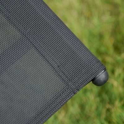 Outsunny Outdoor Rocking Recliner, Sling Sun Lounger With Removable Headrest And Side Pocket For Garden, Patio And Dec 7 Outsunny Outdoor Rocking Recliner, Sling Sun Lounger With Removable Headrest And Side Pocket For Garden, Patio And Dec - Image 7