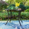42" Outdoor Stainless Steel Round Dining Table - Captiva Designs -VIDAXL Sale Store GUEST 7dbd619e 624f 4ac9 8e34 7b68ee699446