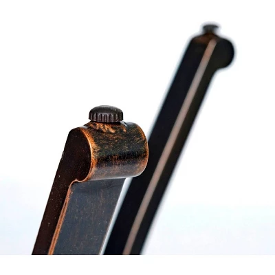 Tile Top Round Outdoor Table - Bronze - WELLFOR 8 Tile Top Round Outdoor Table - Bronze - WELLFOR - Image 8