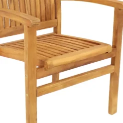 Sunnydaze Decor Sunnydaze Outdoor Solid Teak Wood Slat-Back Patio Dining Armchair -VIDAXL Sale Store GUEST 7e4ed51f b965 4e97 a29f 53bab63fcc7a