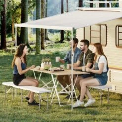 Portable Folding Bench 6ft, Plastic Foldable Bench HDPE Top With Carrying Handles For Outdoor Picnic Camping Party Sports Activities -VIDAXL Sale Store GUEST 7f2419ae 0d38 4d8c bbc2 ff4a9e3b6aa5