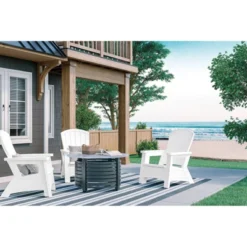Elements Adirondack Chair With Storage White - Suncast -VIDAXL Sale Store GUEST 814636a6 0075 4c71 b960 d2b7317e892b