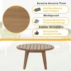 Moda Furnishings Acacia Wood Patio Outdoor Side Table -VIDAXL Sale Store GUEST 81ebf140 13c1 4613 9f8e c6605f45b5c2
