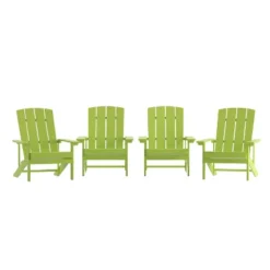 Flash Furniture Set Of 4 Charlestown All-Weather Poly Resin Wood Adirondack Chairs 37 Flash Furniture Set Of 4 Charlestown All-Weather Poly Resin Wood Adirondack Chairs -VIDAXL Sale Store GUEST 82567ccf fca4 43ae 92c6 55d7afdedd67