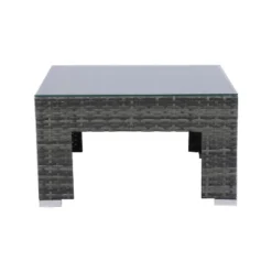 Isabel 7-Piece PE Wicker Rattan Patio Conversation Set, Patio Sectional Sofa Set With Retractable Canopy, Outdoor Furniture - Maison Boucle -VIDAXL Sale Store GUEST 82632cee 6841 4291 826e cfb6485963b8