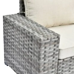 Marlton 9pc Wicker Outdoor Patio Furniture Set Conversation Sofa Sectional With Swivel Chairs And Cushions -VIDAXL Sale Store GUEST 83c86cb5 034b 451b b9ff 39cb733fc877