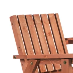 SKRAN Patio Bench, Garden Bench With Middle Table And Umbrella Hole, Wooden Outdoor Bench For Patio, Porch, Poolside, Balcony, Orange -VIDAXL Sale Store GUEST 83fe7c11 64aa 45c9 9bf8 22457757c88a