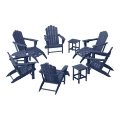 WestinTrends Highland 12-Piece HDPE Outdoor Patio Furniture Adirondack Chair Conversation Table Set -VIDAXL Sale Store GUEST 85627d0d b2e2 4404 a3bc 97490abd0ae3