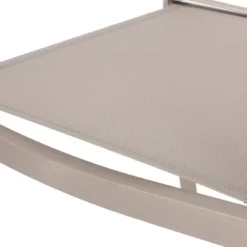 Otero 6pc Outdoor Aluminum Dining Set - Natural/Gray/Silver - Christopher Knight Home -VIDAXL Sale Store GUEST 85a81184 9605 4353 9b1e ffd8901ff9de