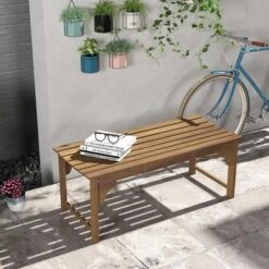 Resenkos Garden Bench, Patio Bench,Slatted Wooden Garden Bench, Curved Seat Front Porch Bench, Teak 13 Resenkos Garden Bench, Patio Bench,Slatted Wooden Garden Bench, Curved Seat Front Porch Bench, Teak -VIDAXL Sale Store GUEST 85e6589c c80a 4528 8092 f53fee871278