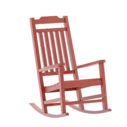 Emma And Oliver All-Weather Rocking Chair In Faux Wood - Patio And Backyard Furniture 29 Emma And Oliver All-Weather Rocking Chair In Faux Wood - Patio And Backyard Furniture -VIDAXL Sale Store GUEST 86e4c2fa 3971 4abd bef5 ed908e811707