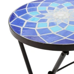 NicBex Modern Round Outdoor End Table Outdoor Side Table With Iron Frame, Patio Table Small Table Outdoor Coffee Table For Backyard, Balcony, Porch -VIDAXL Sale Store GUEST 88c2b45b d04c 494b aa85 36580b720c7b