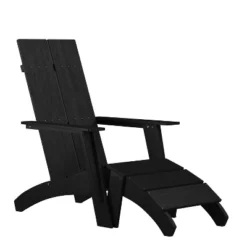 Emma And Oliver Indoor/Outdoor Modern 2-Slat Adirondack Style Chair And Footrest 22 Emma And Oliver Indoor/Outdoor Modern 2-Slat Adirondack Style Chair And Footrest -VIDAXL Sale Store GUEST 89279347 fa59 4a6a 9010 87576319a3b4 1