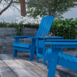 Merrick Lane Set Of Two Folding Adirondack Patio Chairs With Matching Outdoor Side Table -VIDAXL Sale Store GUEST 8991a211 b235 44f3 9a54 857737f373e7