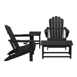 WestinTrends Highland 4-Piece Adirondack Chairs With Cup Holders And Table Set -VIDAXL Sale Store GUEST 89a8258e b52f 4ab2 a0bc 3dd7cf09d8ed