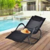 Outsunny Rocking Chair, Zero Gravity Patio Chaise Sun Lounger, Outdoor Rocker, Glider Lounge Chair, UV Water Resistant With Pillow, For Lawn, Garden Or Pool -VIDAXL Sale Store GUEST 8b491b69 021e 448a baa9 e7bdd1e03600