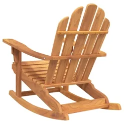 VidaXL Garden Adirondack Rocking Chair Set Of 2 Natural Teak - 2 -VIDAXL Sale Store GUEST 8c6510dd 5115 44bf 966d c4719f40ded4