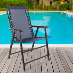 Pure Garden Folding Lounge Chairs – Portable Camping Or Lawn Chairs, Navy, Set Of 2 -VIDAXL Sale Store GUEST 8c665daf d92c 4faf 8337 d1359eb8615a