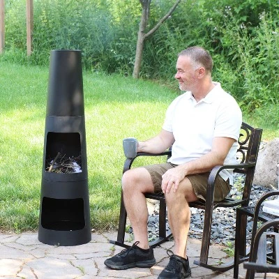 Sunnydaze Decor Sunnydaze Traditional Fleur-de-Lis Design Cast Iron And Steel Outdoor Rocking Chair 6 Sunnydaze Decor Sunnydaze Traditional Fleur-de-Lis Design Cast Iron And Steel Outdoor Rocking Chair - Image 6