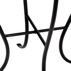 Teal Island Designs Modern Black Round Outdoor Accent Side Table 14" Wide Black Beige Mosaic For Front Porch Patio House Balcony Deck Shed -VIDAXL Sale Store GUEST 8c8aa3d1 57ab 405e 92c9 744173007d3d