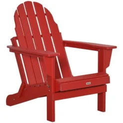 Outsunny Folding Adirondack Chair, Outdoor Fire Pit Seating HDPE Lounger Chair For Patio Deck And Lawn Furnitur 18 Outsunny Folding Adirondack Chair, Outdoor Fire Pit Seating HDPE Lounger Chair For Patio Deck And Lawn Furnitur -VIDAXL Sale Store GUEST 8d172c05 e032 4b32 acfe ade61d371003