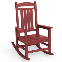 Hyleory HDPE Patio Rocking Adirondack Chair, Extra Wide Outdoor Chair For All Seasons -VIDAXL Sale Store GUEST 8d28d233 1989 42f1 ba24 5dbd26d3521c