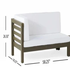 Syemin Patio Seating Sets Outdoor, Featuring Unique Design, Ideal For Chats, Perfect For Gardens, Living Spaces, White, 58.25"*30.25"*26.5" -VIDAXL Sale Store GUEST 8e17e008 780f 403a 9e45 f10ba3204f76