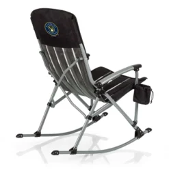 MLB Milwaukee Brewers Outdoor Rocking Camp Chair - Black -VIDAXL Sale Store GUEST 8e3450c6 3da0 409d 90f7 63f3574746d3