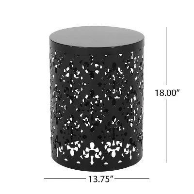 Sapphtopaz Outdoor End Table Modern Outdoor Metal End Table Outdoor Side Table, Metal Patio Table Small Table For Backyard, Balcony 1 Sapphtopaz Outdoor End Table Modern Outdoor Metal End Table Outdoor Side Table, Metal Patio Table Small Table For Backyard, Balcony