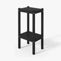 WestinTrends Malibu 36" All Weather HDPE Outdoor Patio Two Shelf Side Table -VIDAXL Sale Store GUEST 9043a03f 1683 4c83 bc23 ded139d6096f