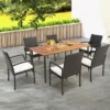 Costway Patio Rectangular Acacia Wood Dining Table With 1.9''Umbrella Hole Indoor&Outdoor -VIDAXL Sale Store GUEST 906a3619 b8be 4c9b a5e5 aad96bbafce6