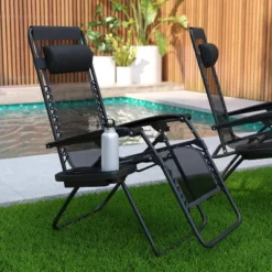 Merrick Lane Set Of 2 Folding Mesh Upholstered Zero Gravity Chair With Removable Pillow And Cupholder Tray 24 Merrick Lane Set Of 2 Folding Mesh Upholstered Zero Gravity Chair With Removable Pillow And Cupholder Tray -VIDAXL Sale Store GUEST 90c1c11f 03cf 412d a9dd 2f141e4085b3