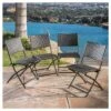 El Paso Set Of 4 Wicker Patio Folding Chairs - Brown - Christopher Knight Home -VIDAXL Sale Store GUEST 90fc0990 0758 4106 80f7 67af4df89020