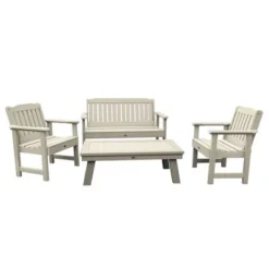 4pc Lehigh Garden Adirondack Conversation Patio Set - Highwood -VIDAXL Sale Store GUEST 916479bf 8dfa 43de b7c5 ef5d9ce00224