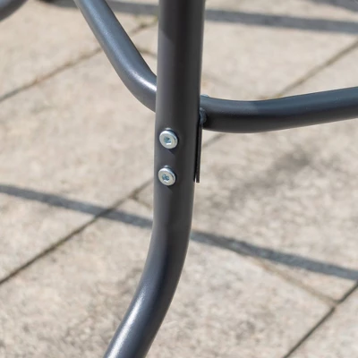 5pc Outdoor Steel Dining Set With Folding Chairs & Square Glass Table Top Green - Crestlive Products 11 5pc Outdoor Steel Dining Set With Folding Chairs & Square Glass Table Top Green - Crestlive Products - Image 11